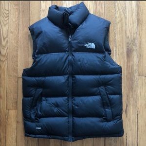 North Face 700 Goose Down Black Puffer Vest. Size-Medium